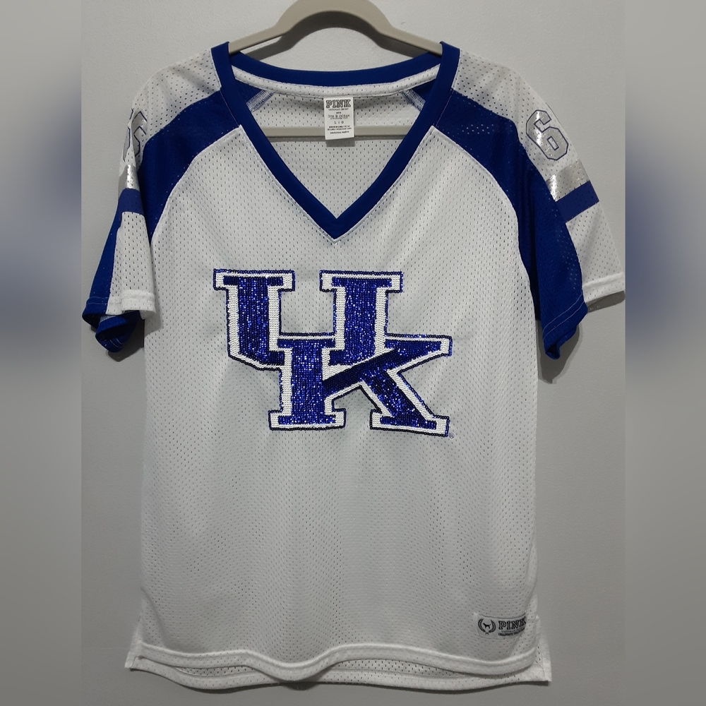 PINK University Of Kentucky Jersey with Bling